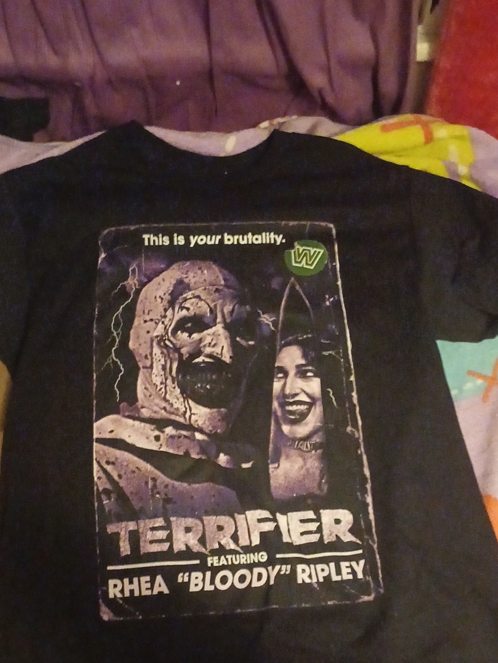 Ripple Junction Black Terrifier Rhea "Bloody" Ripley Graphic Tee